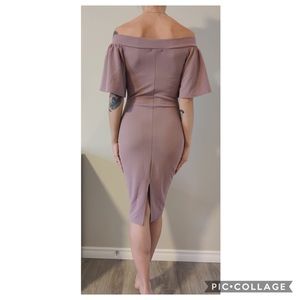 BNWOT Boohoo bodycon mauve dress